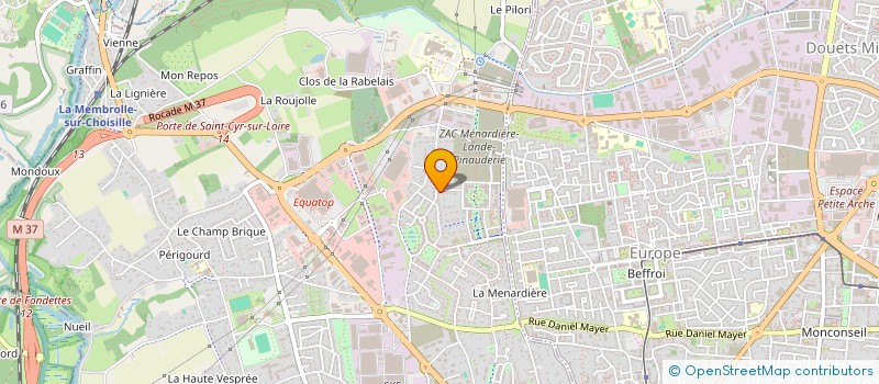 localisation de l'entreprise MONSIEUR CHRISTIAN ROBERT  SAINT-CYR-SUR-LOIRE