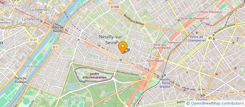localisation de l'entreprise MONSIEUR CHRISTIAN ROBERTET à NEUILLY-SUR-SEINE