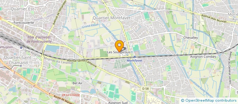 localisation de l'entreprise MONSIEUR CHRISTIAN ROBILLARD à AVIGNON