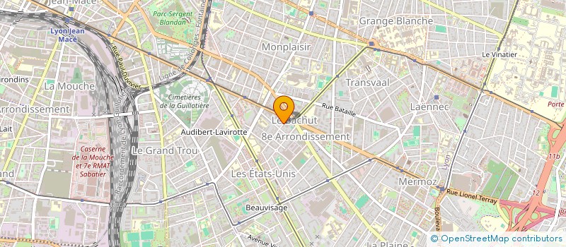 localisation de l'entreprise MONSIEUR CHRISTIAN ROBIN  LYON