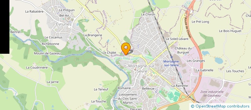 localisation de l'entreprise MONSIEUR CHRISTIAN ROBIN  MORTAGNE-SUR-SEVRE