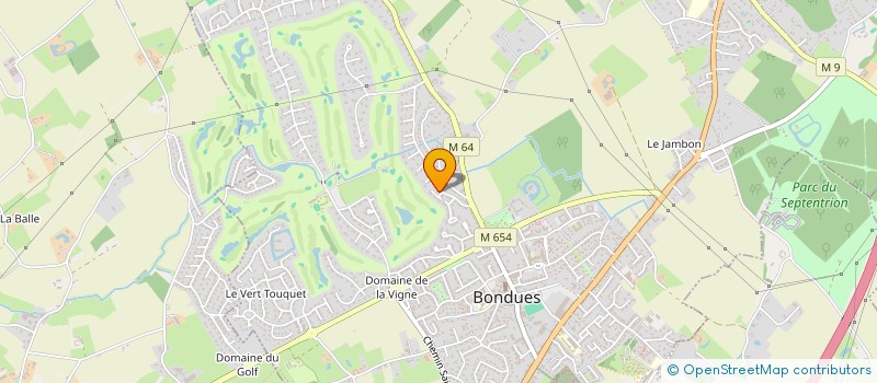 localisation de l'entreprise MONSIEUR CHRISTIAN ROBIN  BONDUES