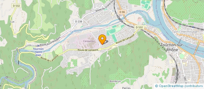localisation de l'entreprise MONSIEUR CHRISTIAN ROBIN à TOURNON-SUR-RHONE