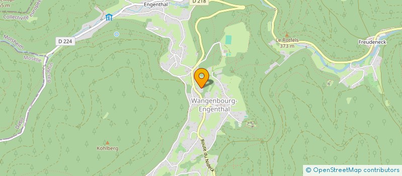 localisation de l'entreprise MONSIEUR CHRISTIAN ROBINET  WANGENBOURG-ENGENTHAL