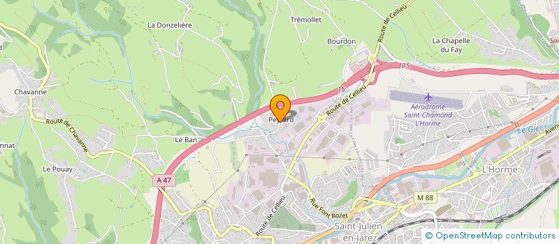 localisation de l'entreprise MONSIEUR CHRISTIAN ROCHER  SAINT-CHAMOND