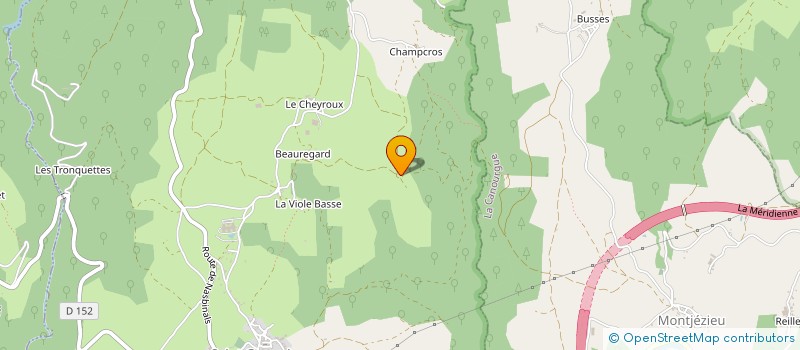 localisation de l'entreprise MONSIEUR CHRISTIAN RODIER  LES HERMAUX