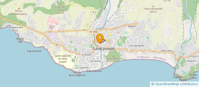 localisation de l'entreprise MONSIEUR CHRISTIAN RODIET à SAINT-JOSEPH