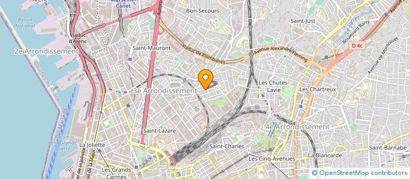 localisation de l'entreprise MONSIEUR CHRISTIAN ROGLIANO  MARSEILLE