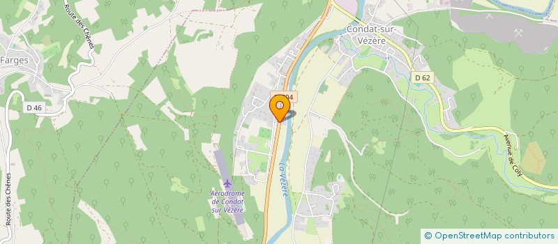 localisation de l'entreprise MONSIEUR CHRISTIAN ROHN  CONDAT-SUR-VEZERE