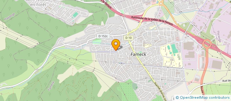 localisation de l'entreprise MONSIEUR CHRISTIAN ROHRBACHER  FAMECK