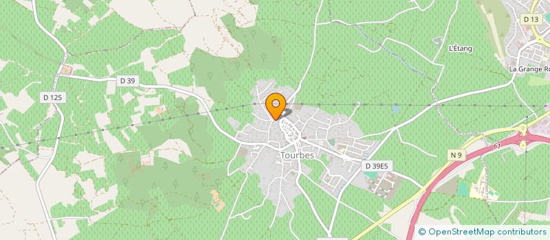 localisation de l'entreprise MONSIEUR CHRISTIAN ROLLAND  TOURBES