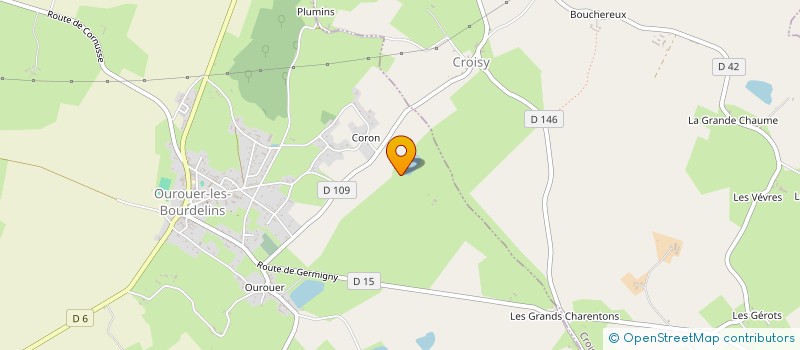 localisation de l'entreprise MONSIEUR CHRISTIAN ROLLAND à OUROUER-LES-BOURDELINS
