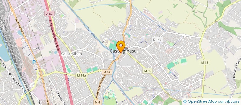 localisation de l'entreprise MONSIEUR CHRISTIAN ROMAN à CASTELGINEST