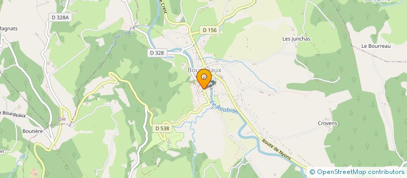 localisation de l'entreprise MONSIEUR CHRISTIAN ROMANEIX  BOURDEAUX