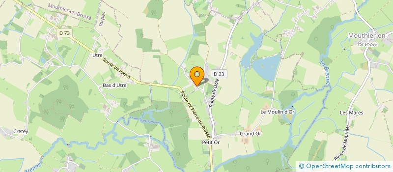 localisation de l'entreprise MONSIEUR CHRISTIAN ROMANET  BELLEVESVRE