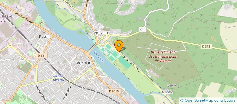 localisation de l'entreprise MONSIEUR CHRISTIAN ROMY  VERNON