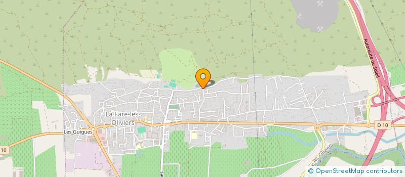 localisation de l'entreprise MONSIEUR CHRISTIAN RONCO  LA FARE-LES-OLIVIERS