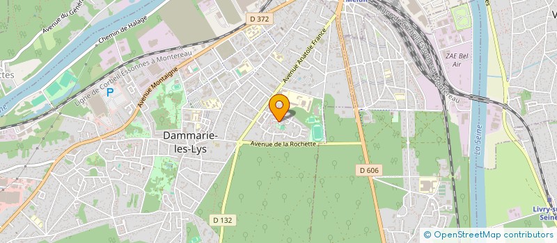 localisation de l'entreprise MONSIEUR CHRISTIAN RONDEAU à DAMMARIE-LES-LYS