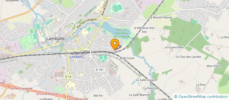 localisation de l'entreprise MONSIEUR CHRISTIAN RONDEL  LAMBALLE-ARMOR