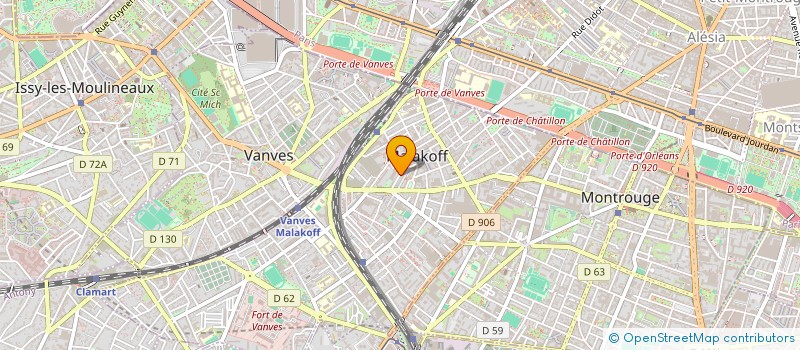 localisation de l'entreprise MONSIEUR CHRISTIAN RONDET  MALAKOFF