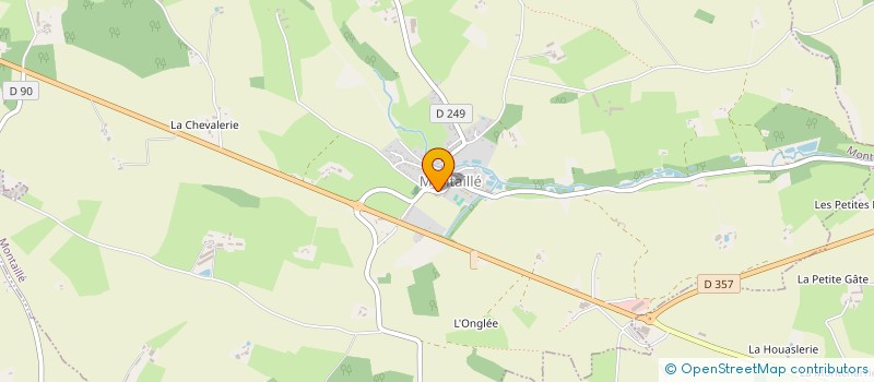 localisation de l'entreprise MONSIEUR CHRISTIAN ROQUAIN  MONTAILLE