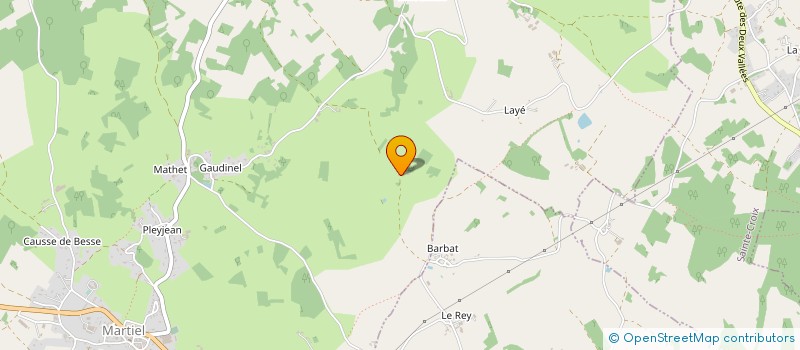 localisation de l'entreprise MONSIEUR CHRISTIAN ROQUES  MARTIEL