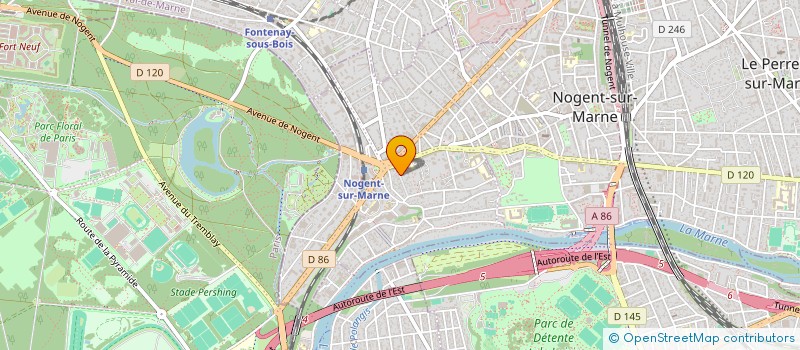 localisation de l'entreprise MONSIEUR CHRISTIAN ROQUES à NOGENT-SUR-MARNE