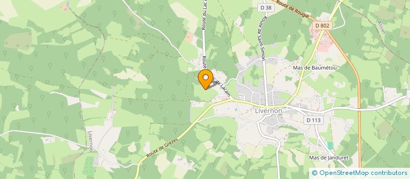 localisation de l'entreprise MONSIEUR CHRISTIAN ROQUES  REYREVIGNES