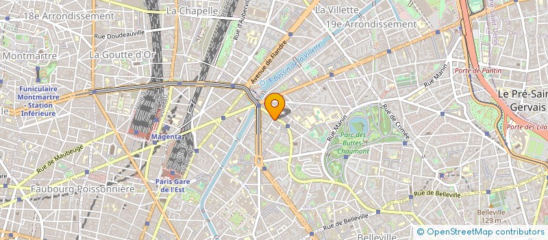 localisation de l'entreprise MONSIEUR CHRISTIAN ROSE  PARIS