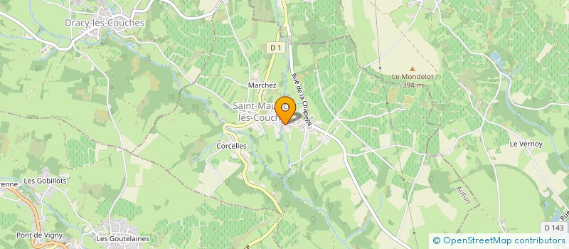 localisation de l'entreprise MONSIEUR CHRISTIAN ROSEL à DRACY LES COUCHES