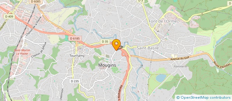 localisation de l'entreprise MONSIEUR CHRISTIAN ROSSET à MOUGINS