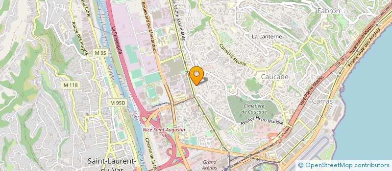 localisation de l'entreprise MONSIEUR CHRISTIAN ROSSETTI à NICE