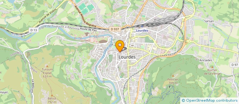 localisation de l'entreprise MONSIEUR CHRISTIAN ROSSI à LOURDES
