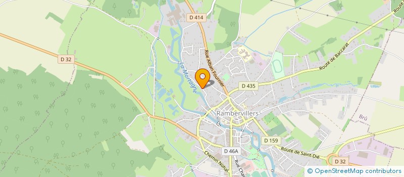 localisation de l'entreprise MONSIEUR CHRISTIAN ROSSIGNOL  RAMBERVILLERS