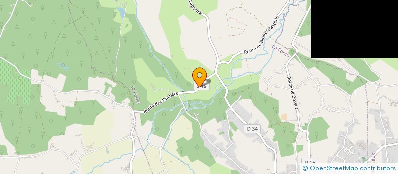 localisation de l'entreprise MONSIEUR CHRISTIAN ROUARD  LA FORCE