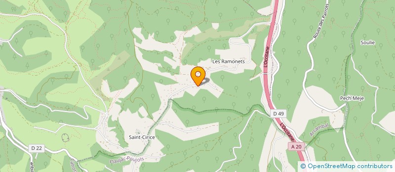 localisation de l'entreprise MONSIEUR CHRISTIAN ROUDAYRE  CAHORS