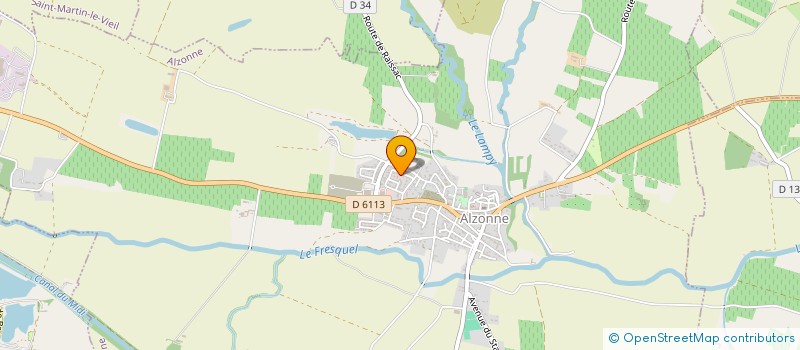 localisation de l'entreprise MONSIEUR CHRISTIAN ROUDET  VILLESPY