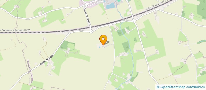 localisation de l'entreprise MONSIEUR CHRISTIAN ROULIER  CHANTENAY-VILLEDIEU