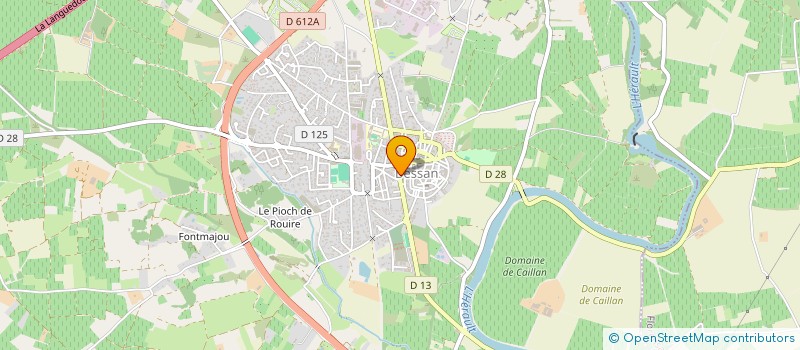 localisation de l'entreprise MONSIEUR CHRISTIAN ROUQUAND  BESSAN