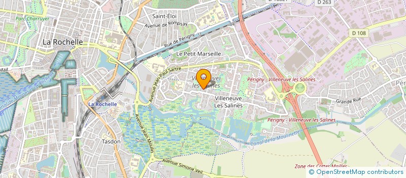 localisation de l'entreprise MONSIEUR CHRISTIAN ROUSSEAU à LA ROCHELLE