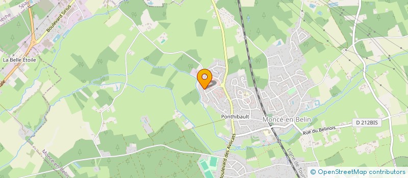 localisation de l'entreprise MONSIEUR CHRISTIAN ROUSSEAU  MONCE-EN-BELIN