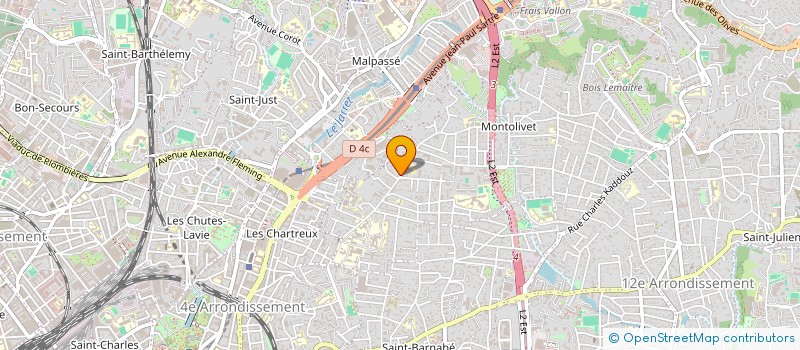 localisation de l'entreprise MONSIEUR CHRISTIAN ROUSSEL à MARSEILLE