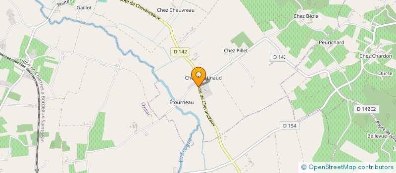 localisation de l'entreprise MONSIEUR CHRISTIAN ROUSSELIERE à CHAMPAGNAC
