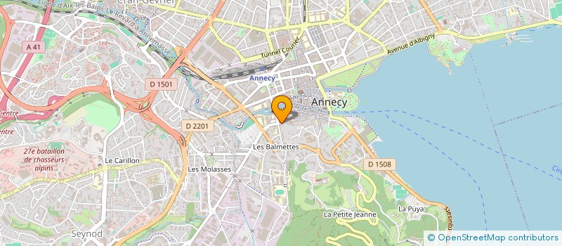localisation de l'entreprise MONSIEUR CHRISTIAN ROUX à ANNECY