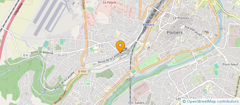 localisation de l'entreprise MONSIEUR CHRISTIAN ROY à POITIERS