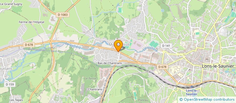 localisation de l'entreprise MONSIEUR CHRISTIAN ROYOT  MONTMOROT