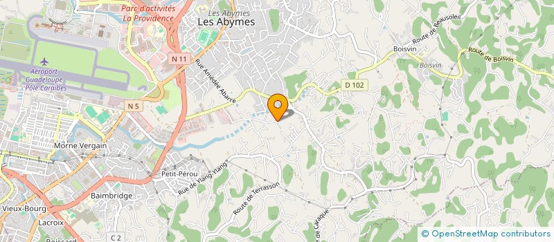 localisation de l'entreprise MONSIEUR CHRISTIAN ROZAS à LES ABYMES
