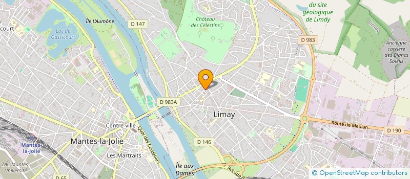 localisation de l'entreprise MONSIEUR CHRISTIAN ROZIER  LIMAY