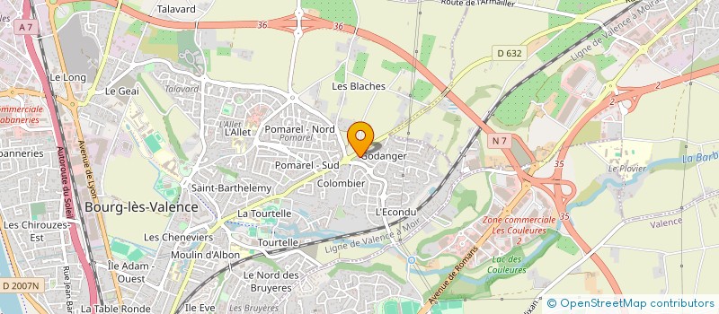 localisation de l'entreprise MONSIEUR CHRISTIAN ROZO  BOURG-LES-VALENCE