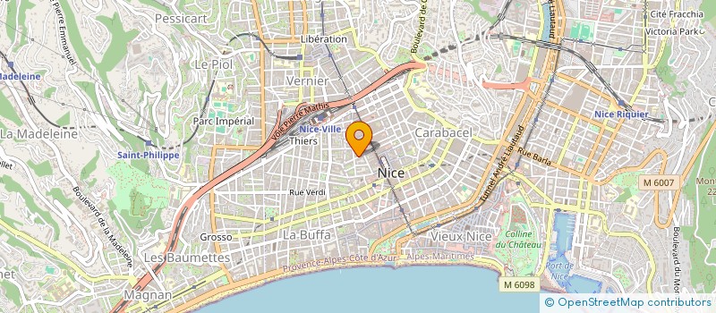 localisation de l'entreprise MONSIEUR CHRISTIAN RUBIN à NICE